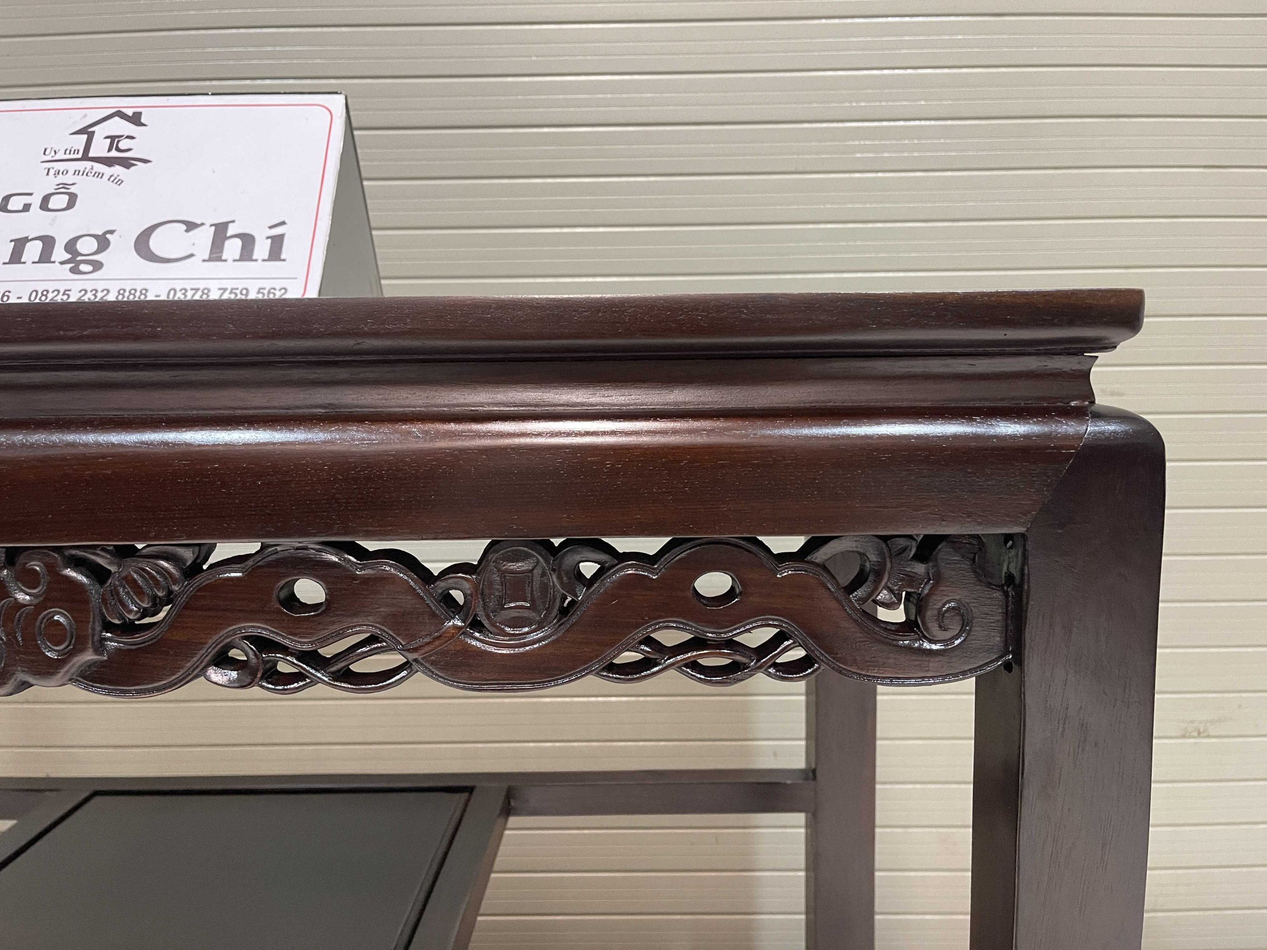 Bộ Bàn Ghế Vách Dơi 7 Món Hàng Dày (15) Giá Kê Đĩa Sứ Đường Kính Từ 10 cm đến 100 cm