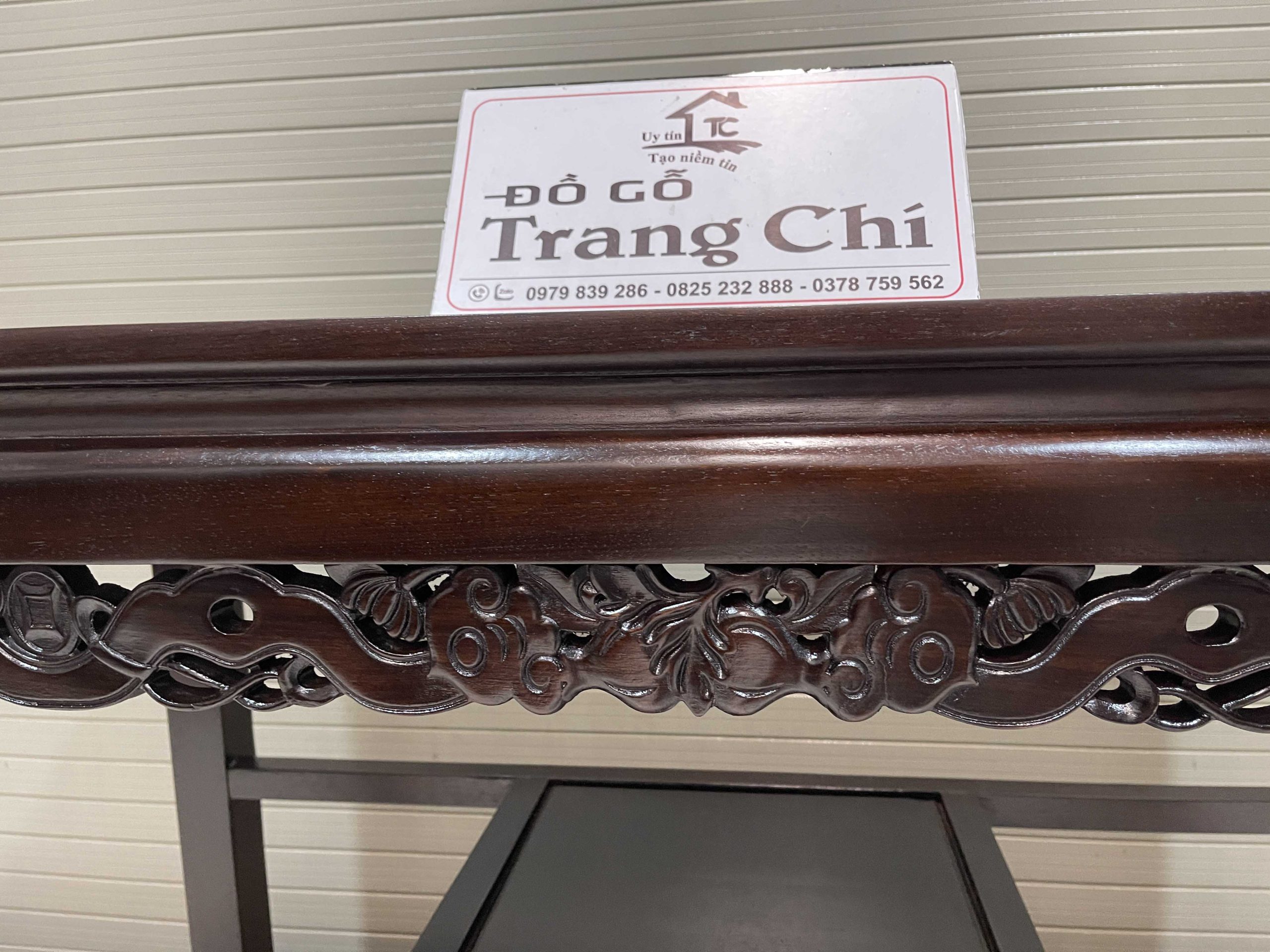 Bộ Bàn Ghế Vách Dơi 7 Món Hàng Dày (4) Giá Kê Đĩa Sứ Đường Kính Từ 10 cm đến 100 cm