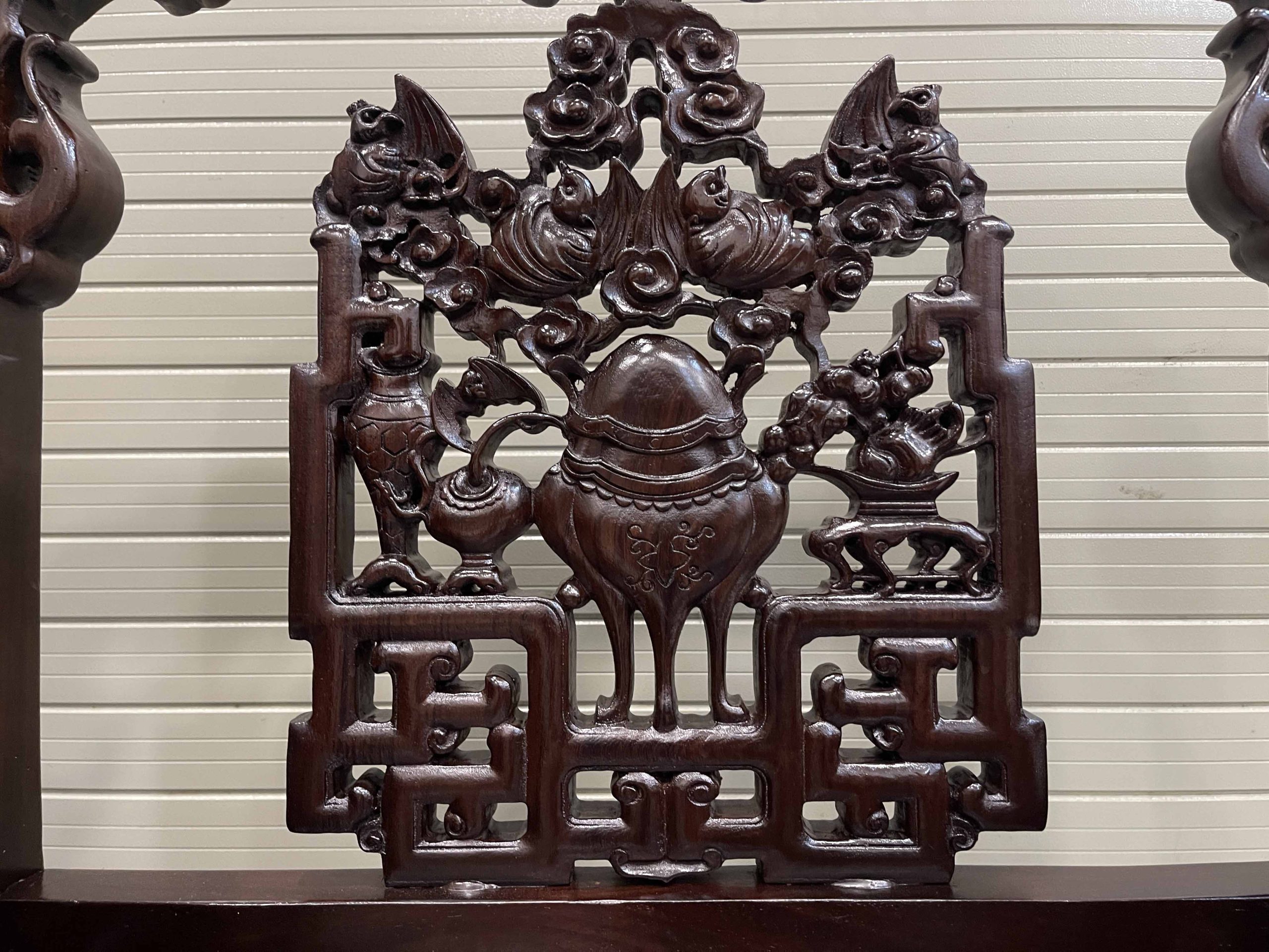 Bộ Bàn Ghế Vách Dơi 7 Món Hàng Dày (5) Giá Kê Đĩa Sứ Đường Kính Từ 10 cm đến 100 cm