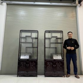 Cặp Tủ Bày Đồ Nhỏ 169,5 x 70 x 28 cm