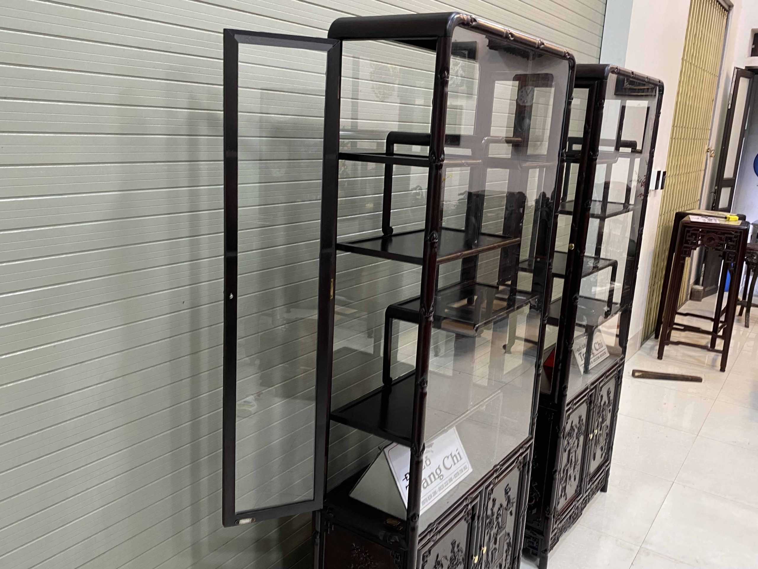 Cặp Tủ Bày Đồ Nhỏ 169,5 x 70 x 28 cm