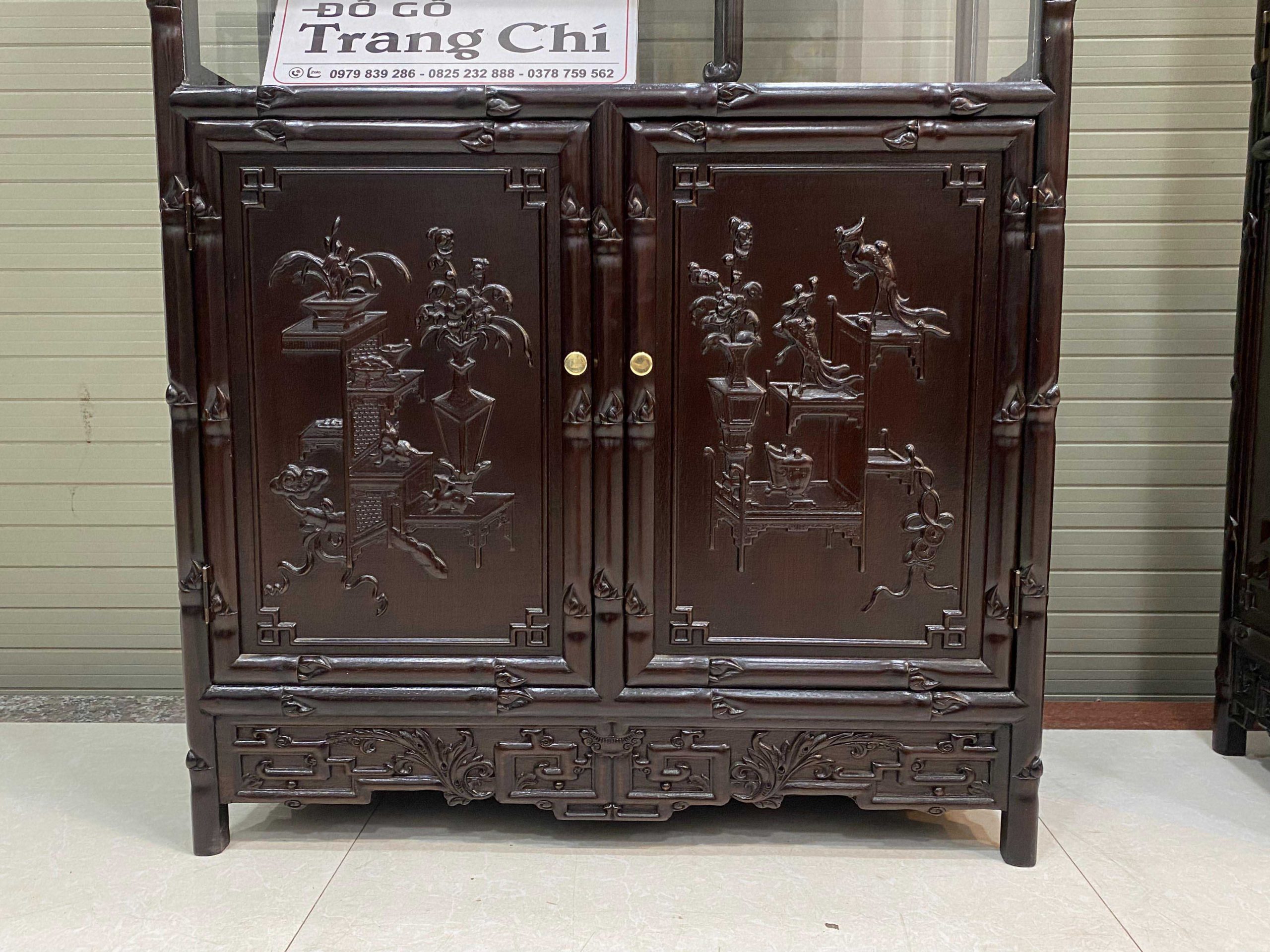 Cặp Tủ Bày Đồ Nhỏ 169,5 x 70 x 28 cm