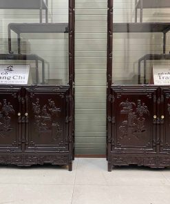 Cặp Tủ Bày Đồ Nhỏ 169,5 x 70 x 28 cm