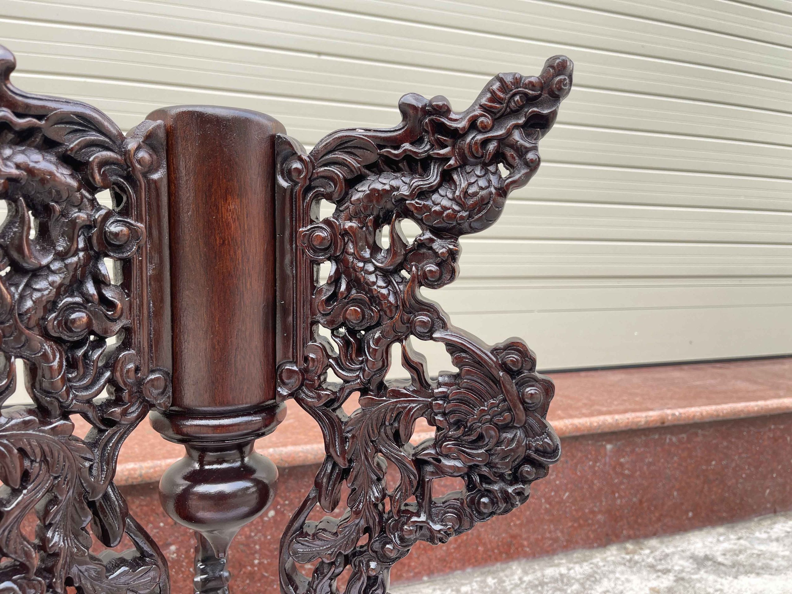 Mẫu Chò 3 Chân Chạm Long Ly Quy Phụng