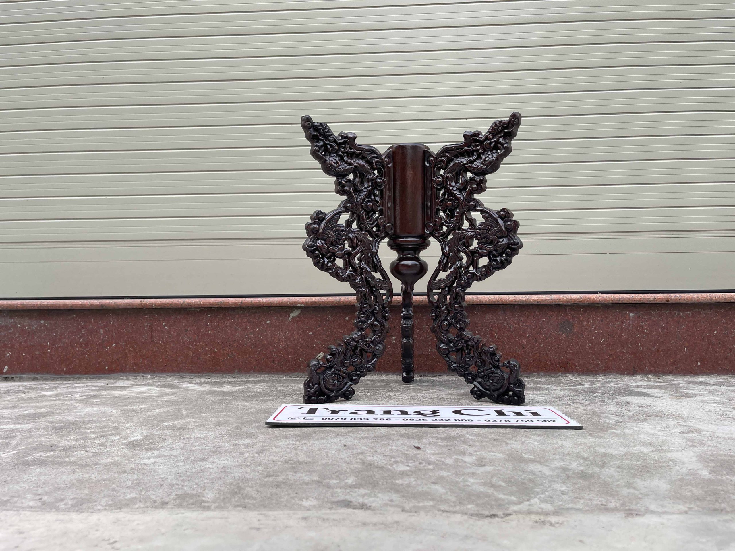 Mẫu Chò 3 Chân Chạm Long Ly Quy Phụng