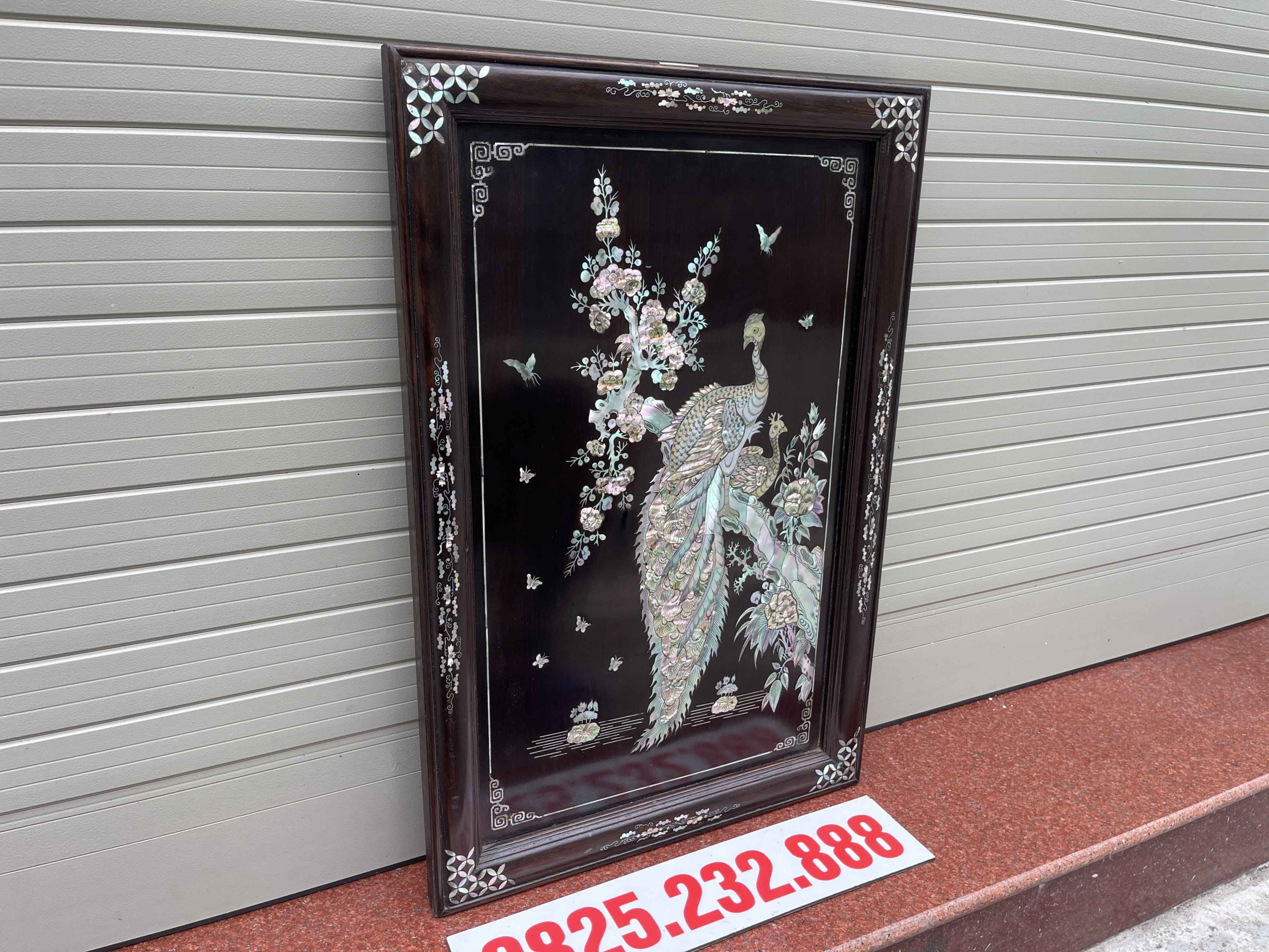 Mẫu Tranh Phu Thê Viên Mãn 60 x 40 cm
