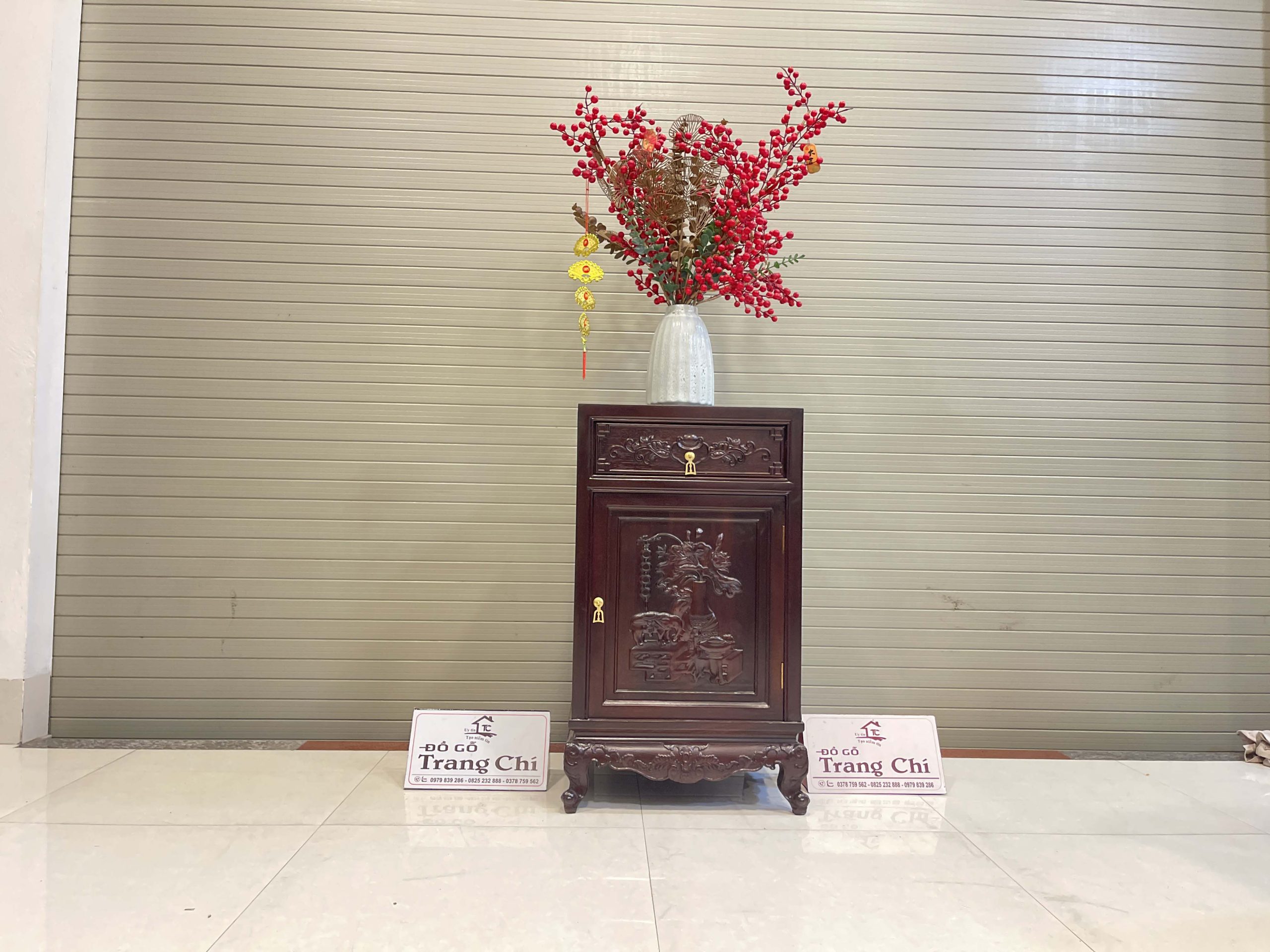 Mẫu Tủ Táp Kê Đồ Đựng Đồ Gỗ Gụ