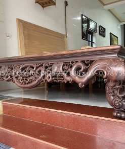 Sập Ngũ Phúc Chân Hươu Gỗ Gụ Quảng Bình
