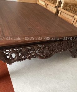 Sập Ngũ Phúc Chân Hươu Gỗ Gụ Quảng Bình
