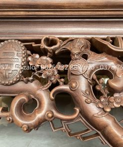 Sập Ngũ Phúc Chân Hươu Gỗ Gụ Quảng Bình