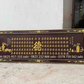 Tranh Chữ Bách Đức 100 Chữ