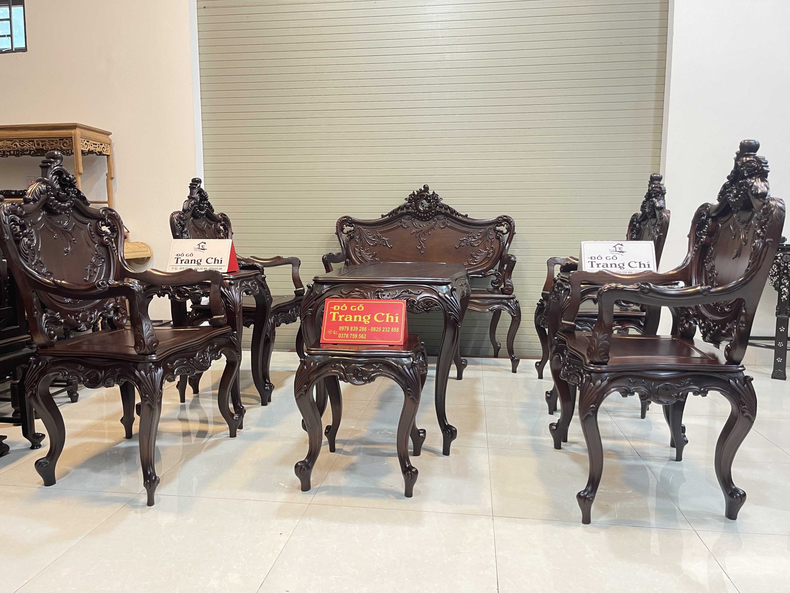 Bộ Ghế Louis Chạm 2 Mặt