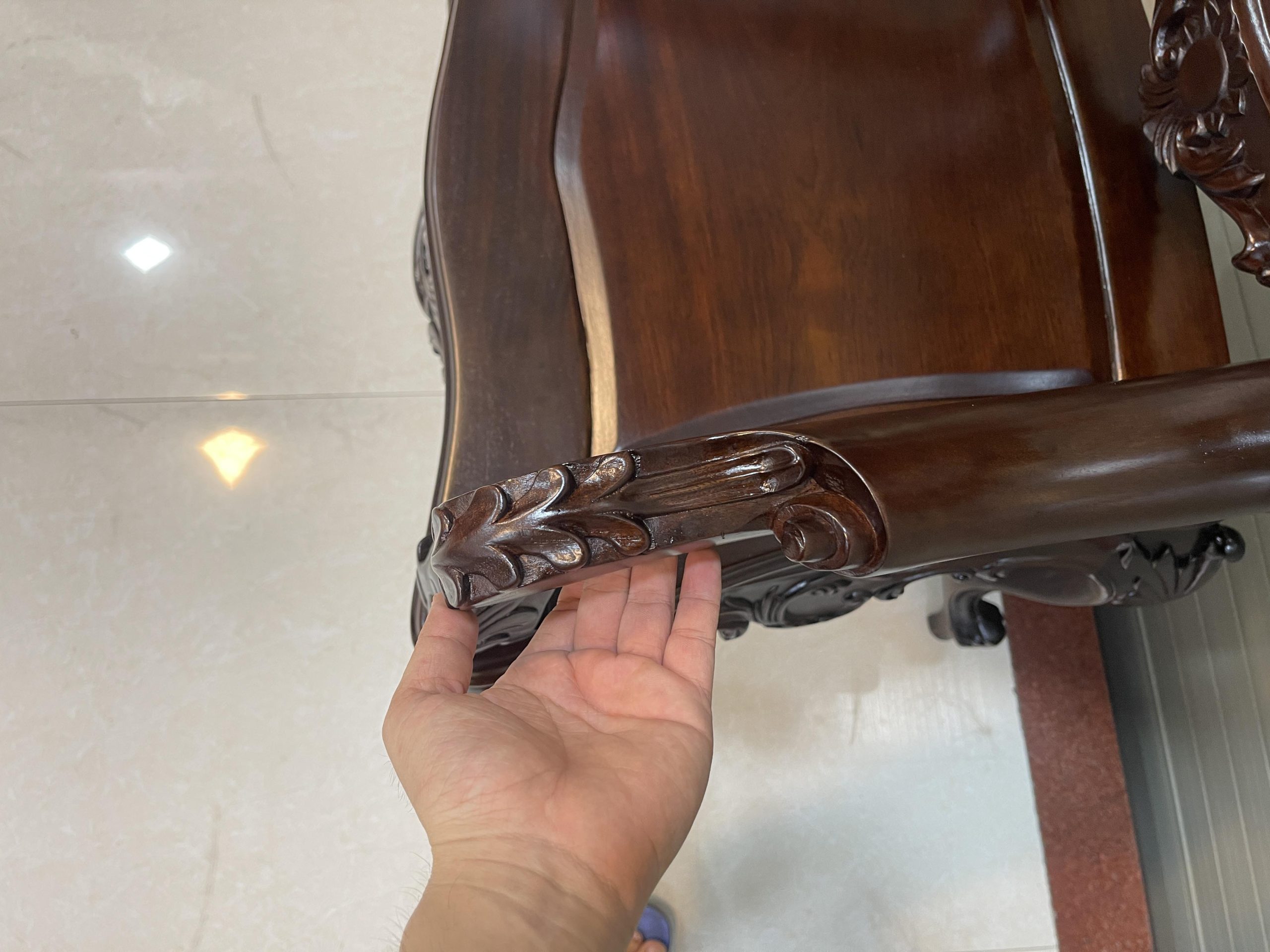 Bộ Ghế Louis Chạm 2 Mặt (51) Bộ Ghế Louis Chạm 2 Mặt
