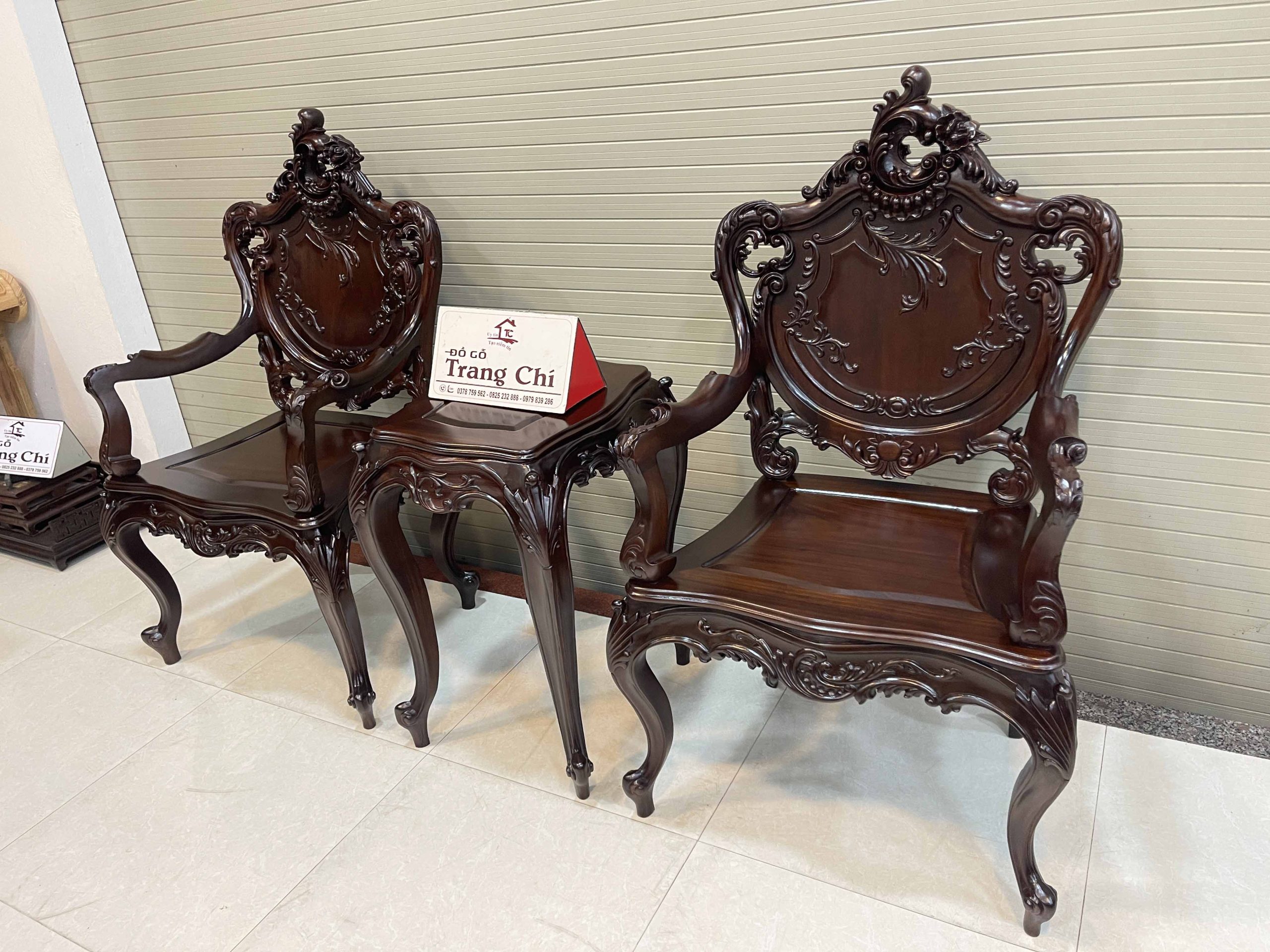 Bộ Ghế Louis Chạm 2 Mặt