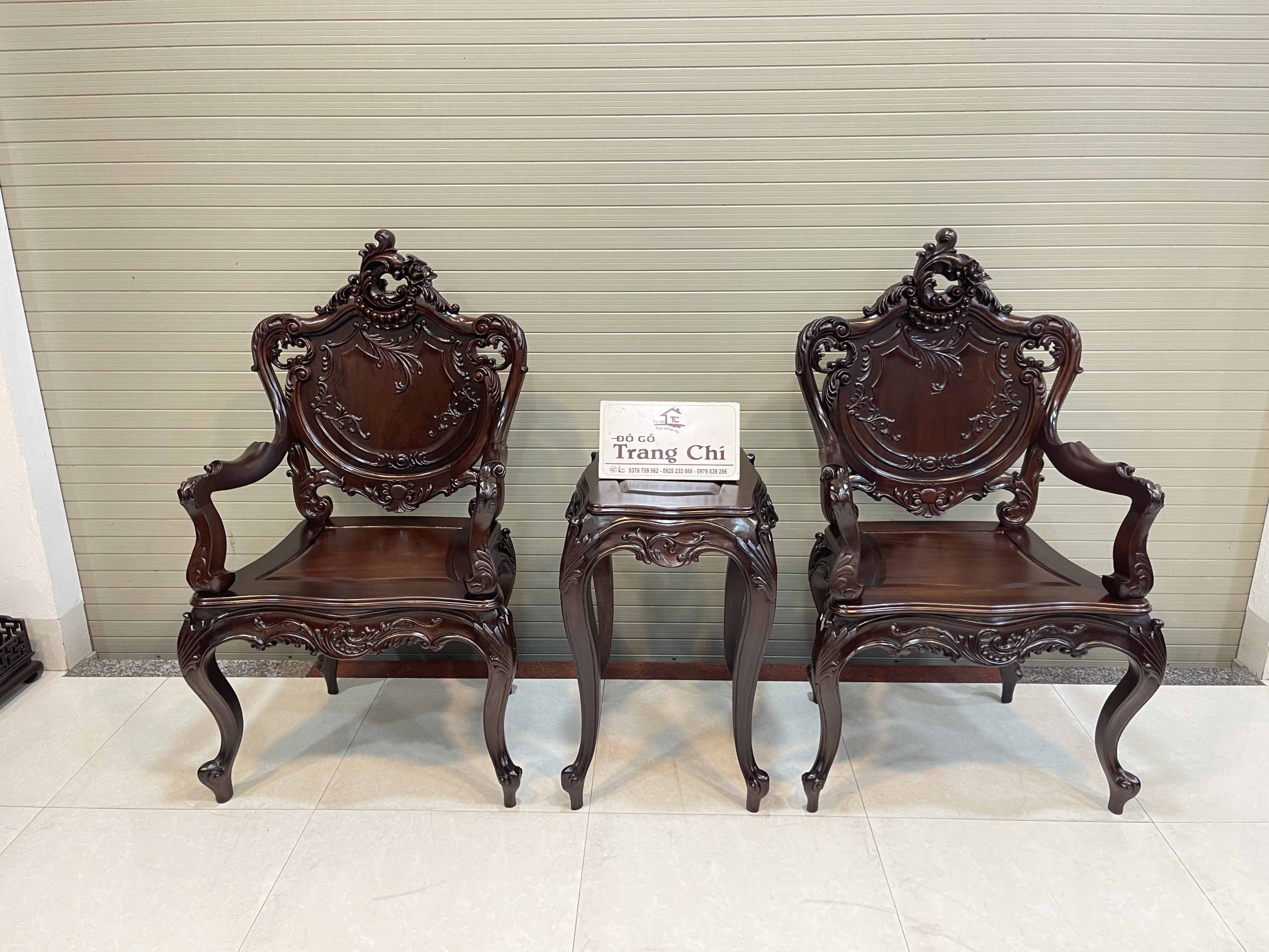 Bộ Ghế Louis Chạm 2 Mặt