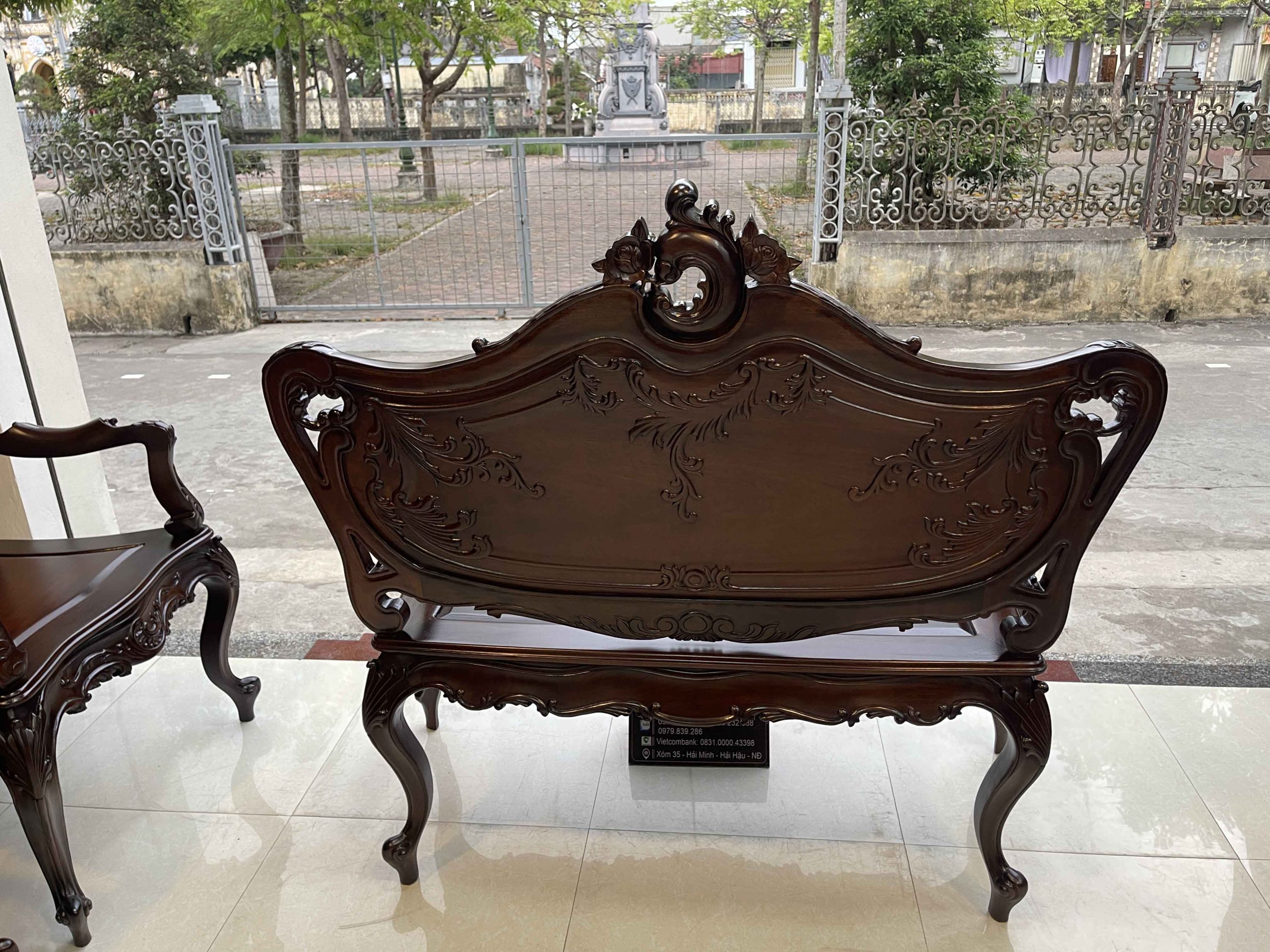 Bộ Ghế Louis Chạm 2 Mặt (60) Bộ Ghế Louis Chạm 2 Mặt