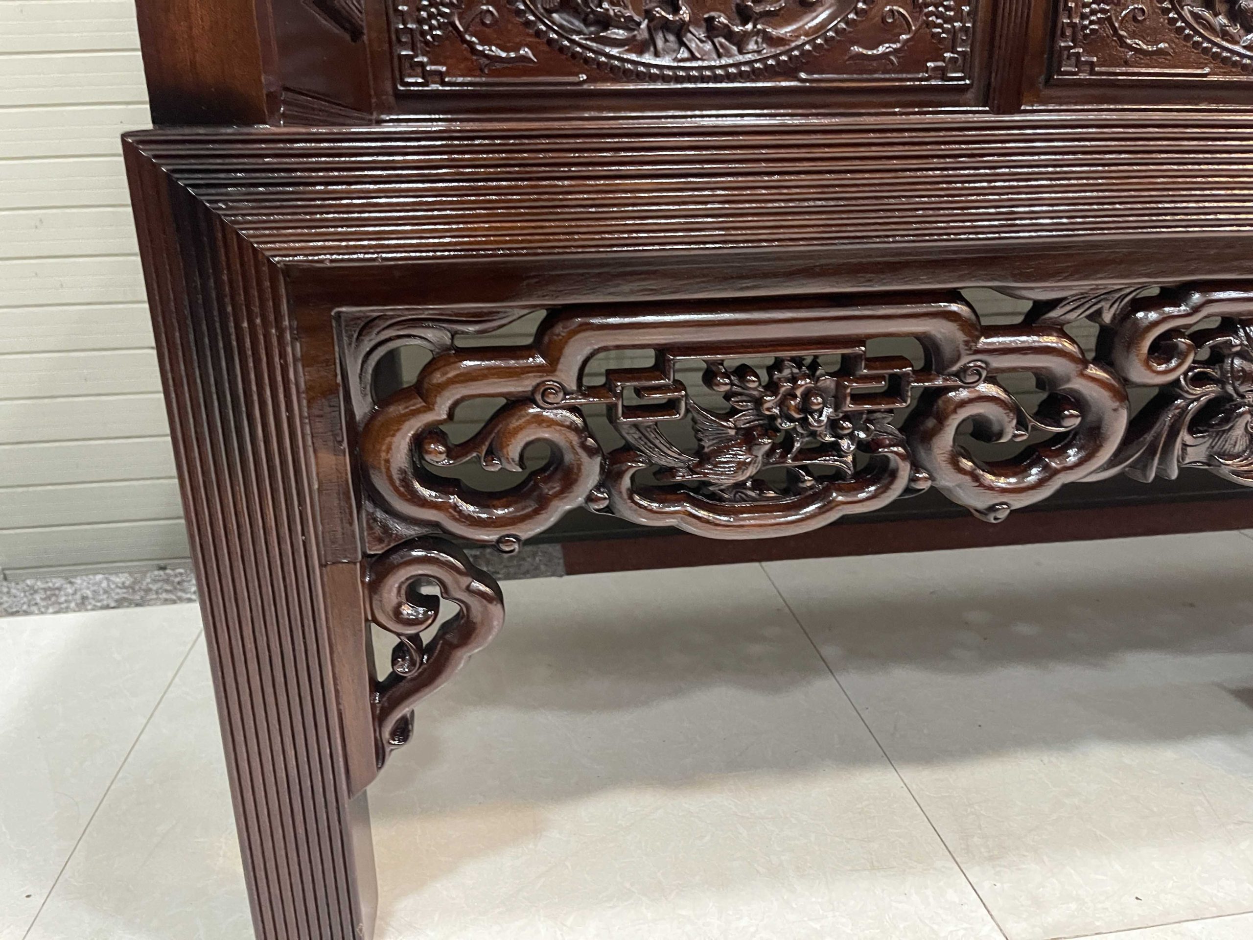 Bộ Trường Kỷ Vai Cuốn Gồm 4 Món (35) Bộ Trường Kỷ Vai Cuốn Gồm 4 Món