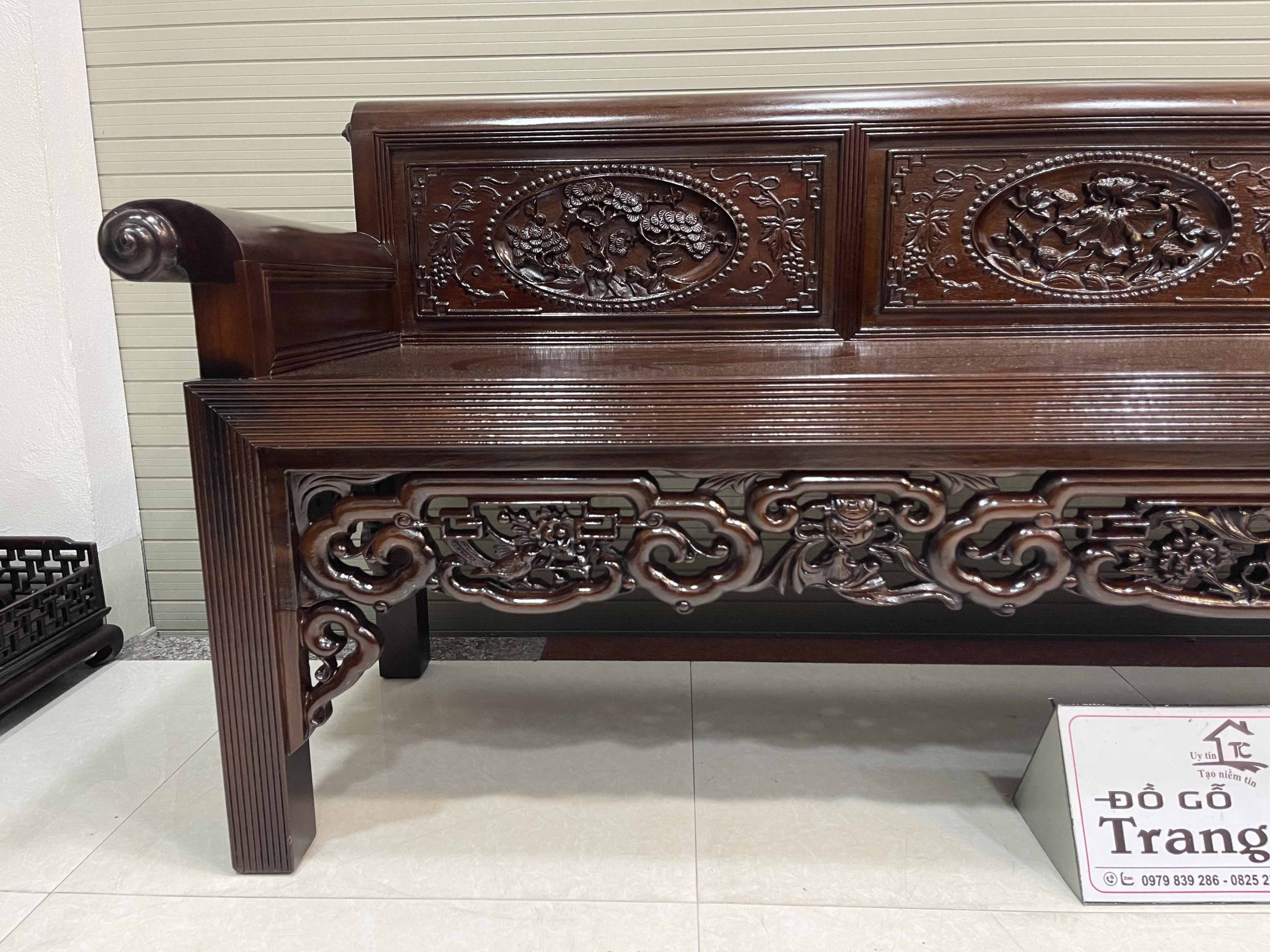Bộ Trường Kỷ Vai Cuốn Gồm 4 Món