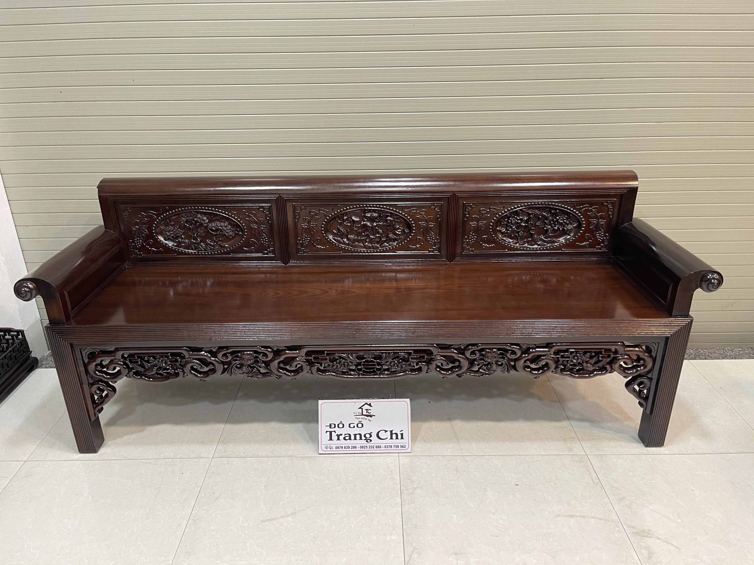 Bộ Trường Kỷ Vai Cuốn Gồm 4 Món