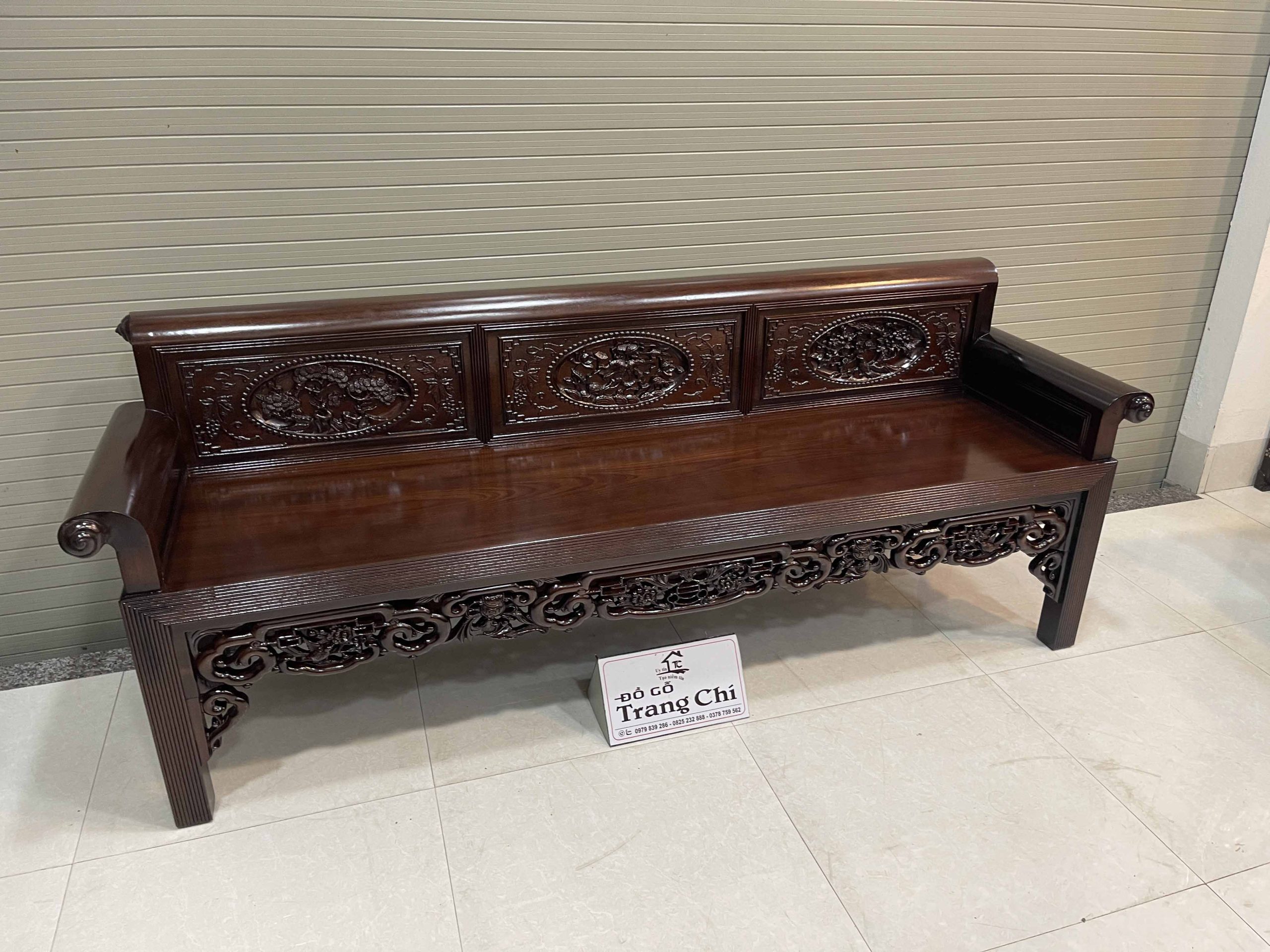Bộ Trường Kỷ Vai Cuốn Gồm 4 Món (40) Bộ Trường Kỷ Vai Cuốn Gồm 4 Món