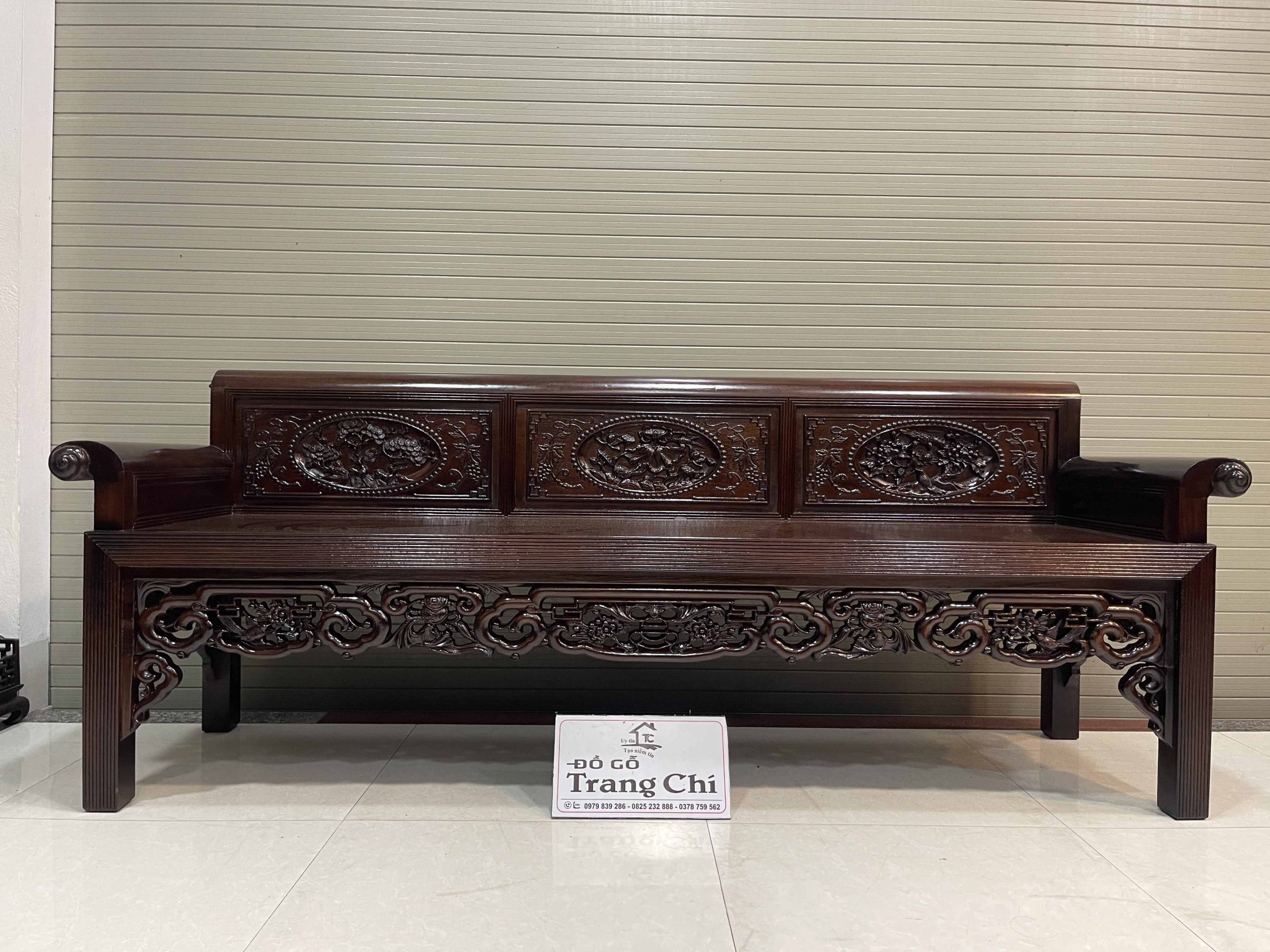 Bộ Trường Kỷ Vai Cuốn Gồm 4 Món (41) Bộ Trường Kỷ Vai Cuốn Gồm 4 Món