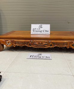 Bàn Trà Ngũ Phúc Chân Qùy 120 x 60 cm