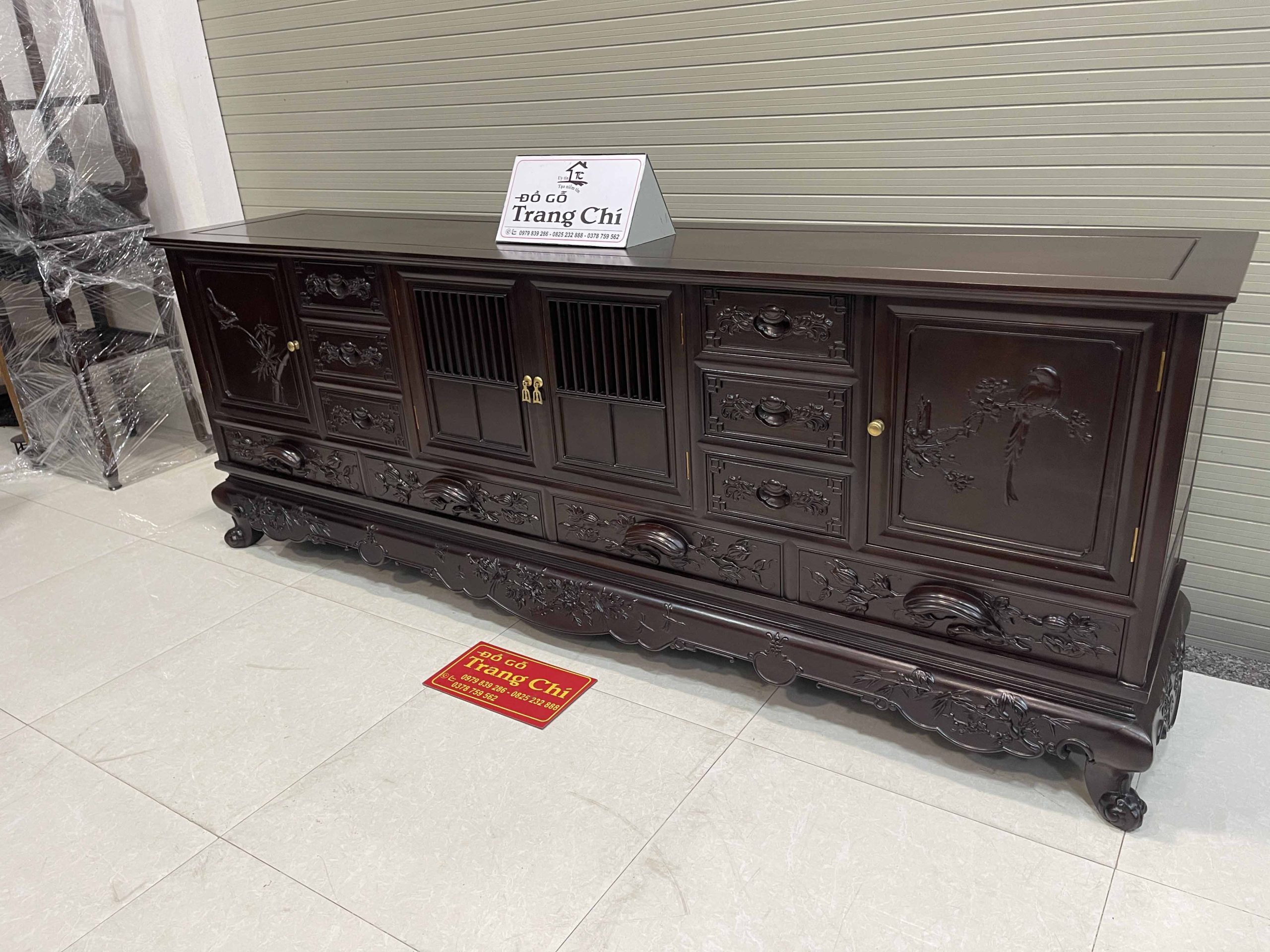 Mẫu Kệ Tivi 217 Gỗ Gụ