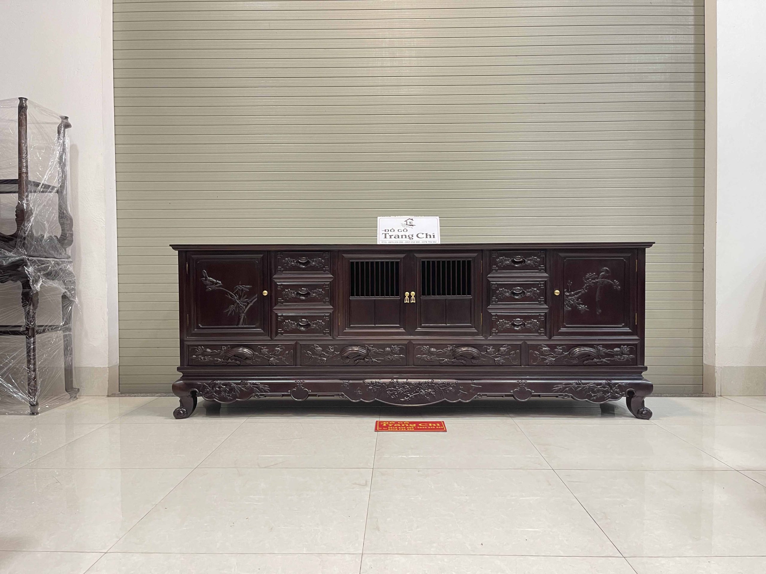 Mẫu Kệ Tivi 217 Gỗ Gụ
