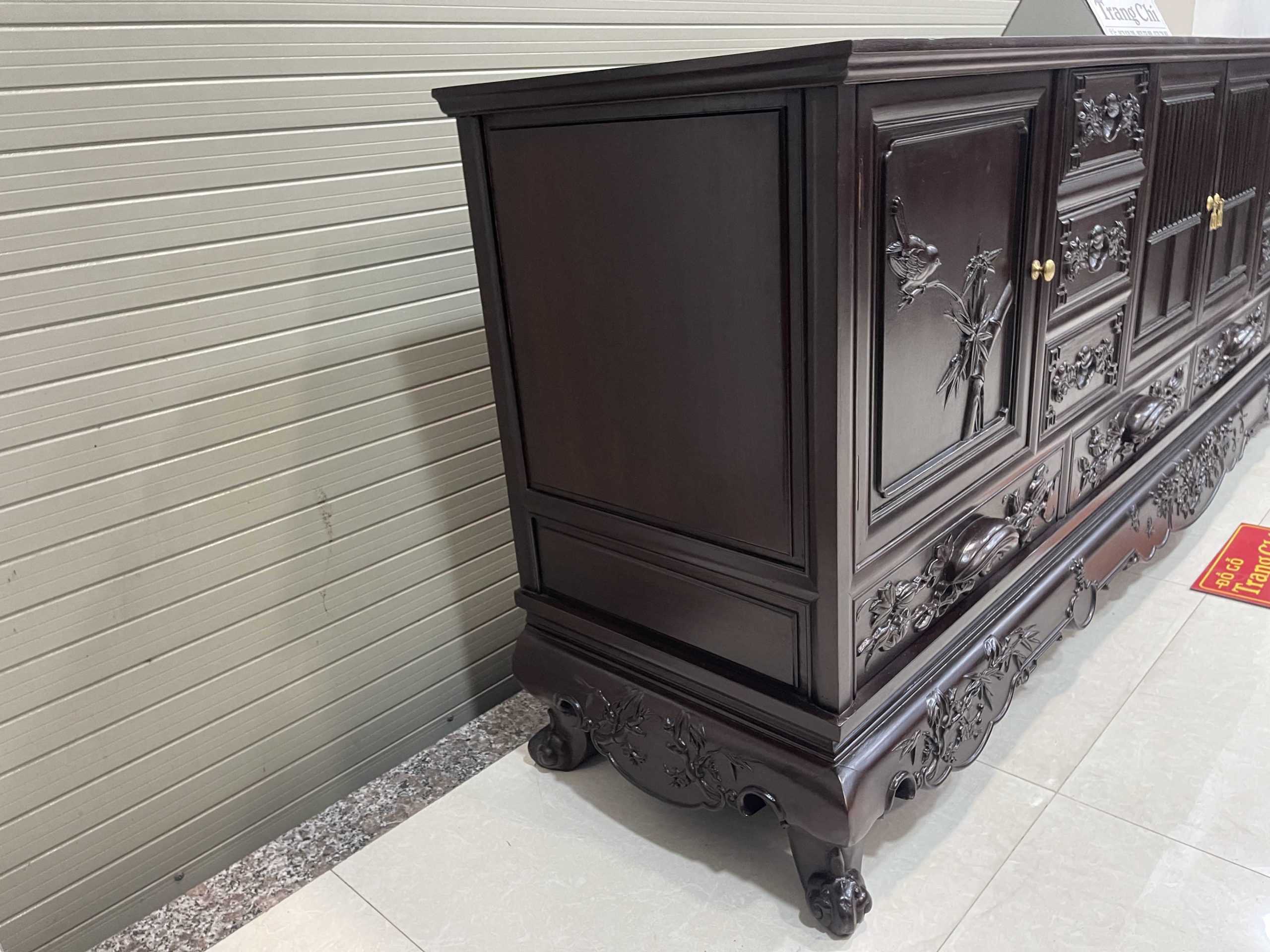 Mẫu Kệ Tivi 217 Gỗ Gụ