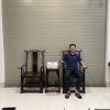 Bộ Ghế Tai Quan 3 Món Gỗ Gụ