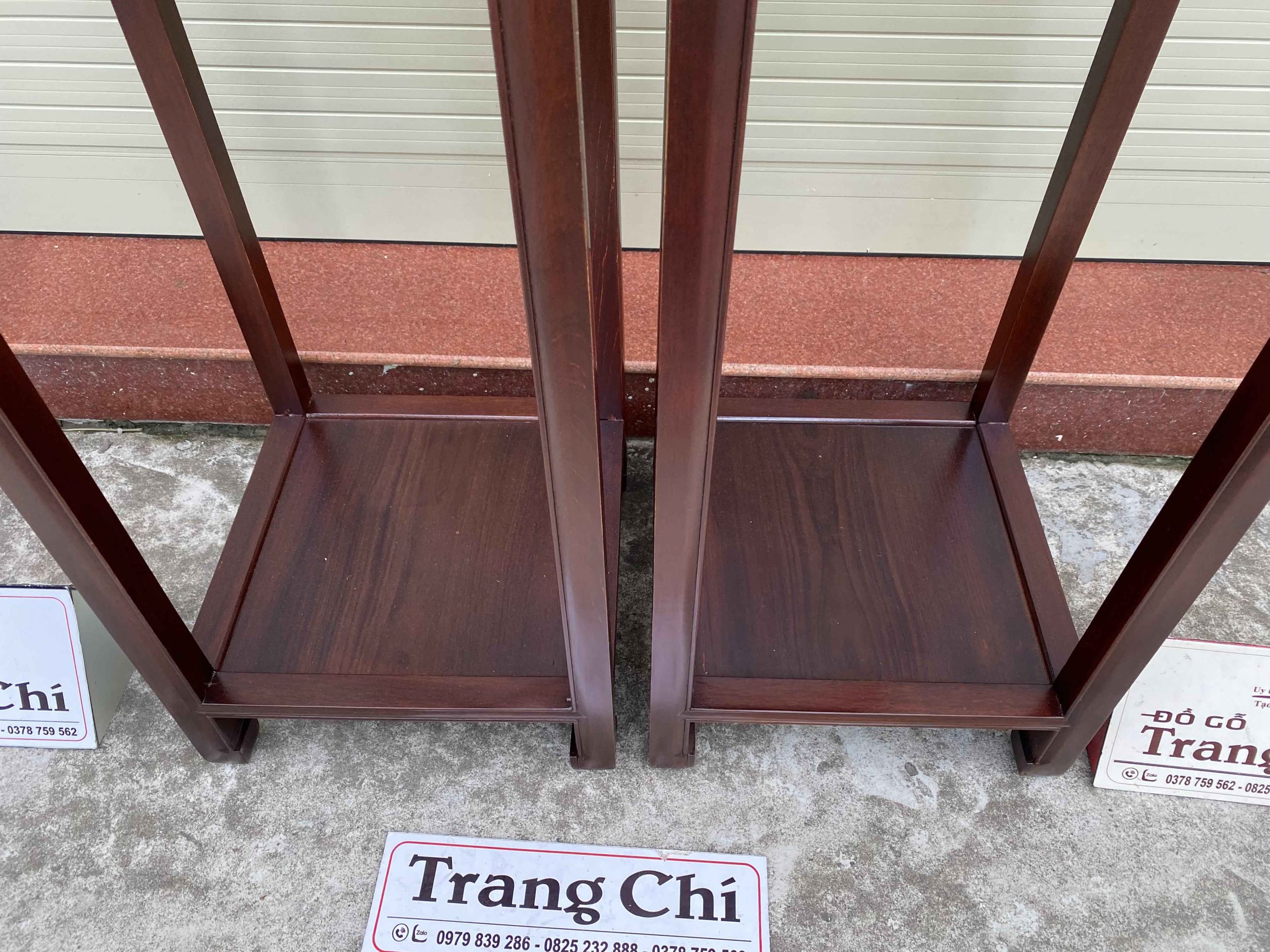 Cặp Đôn Triện Vuông Cao 107 x Mặt 36,5 Cm