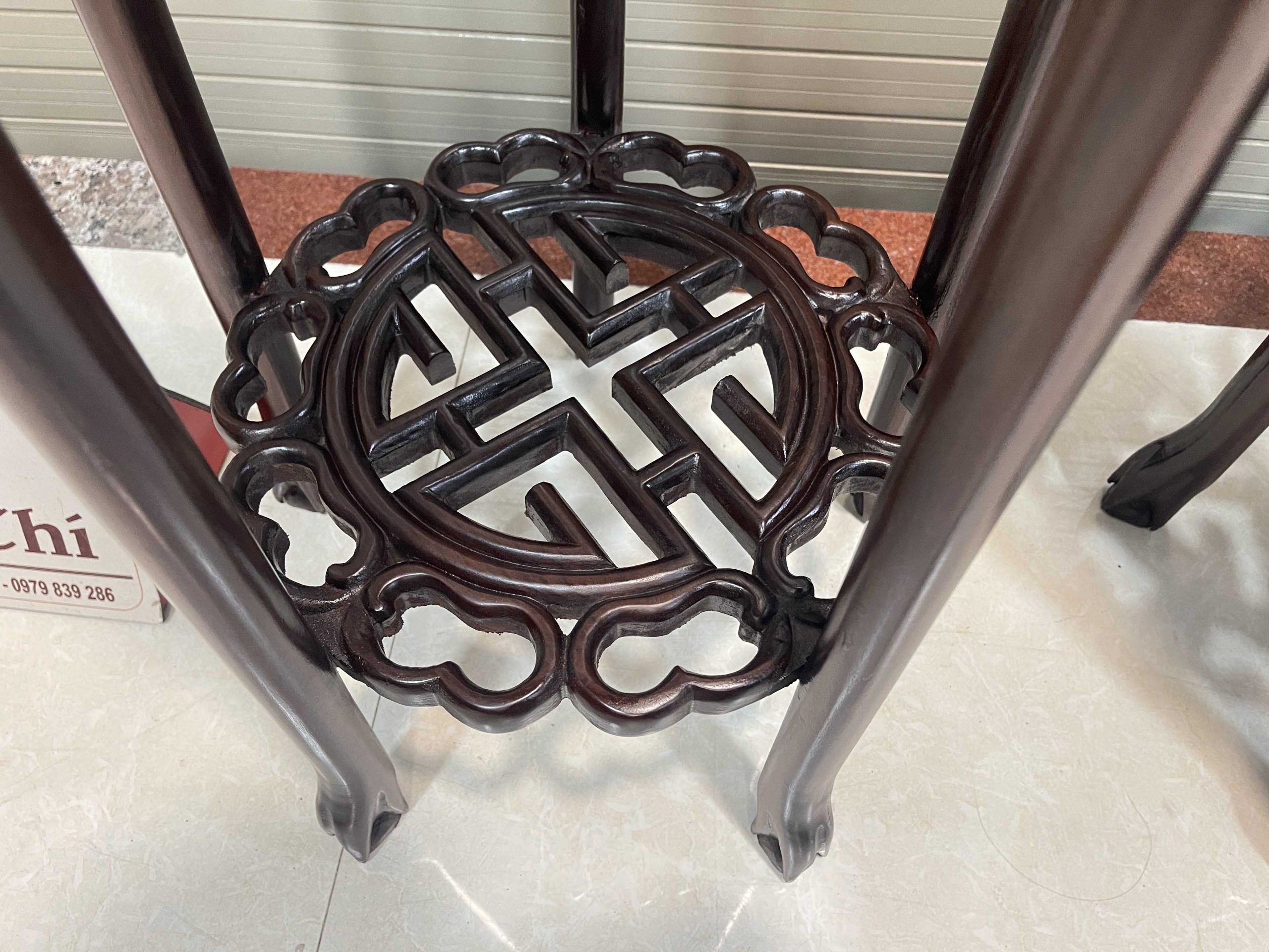 Cặp Đôn Tròn Triện Cao 100 Đường Kính 39,5 cm 