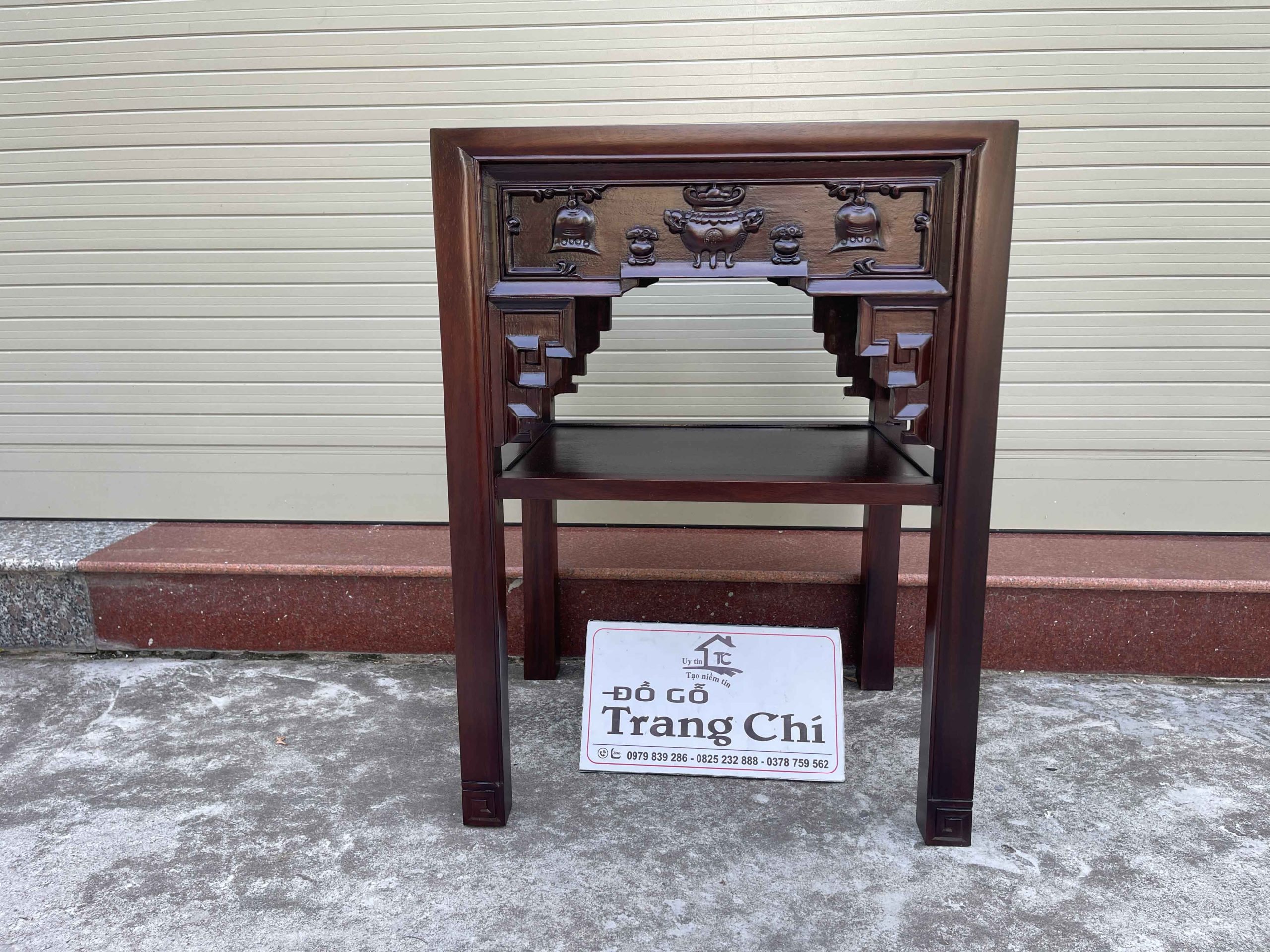 Mẫu Đôn Gỗ Gụ Chạm Cổ Đồ (16) Mẫu Đôn Gỗ Gụ Chạm Cổ Đồ