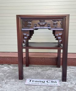 Mẫu Đôn Gỗ Gụ Chạm Cổ Đồ
