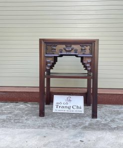 Mẫu Đôn Gỗ Gụ Chạm Cổ Đồ