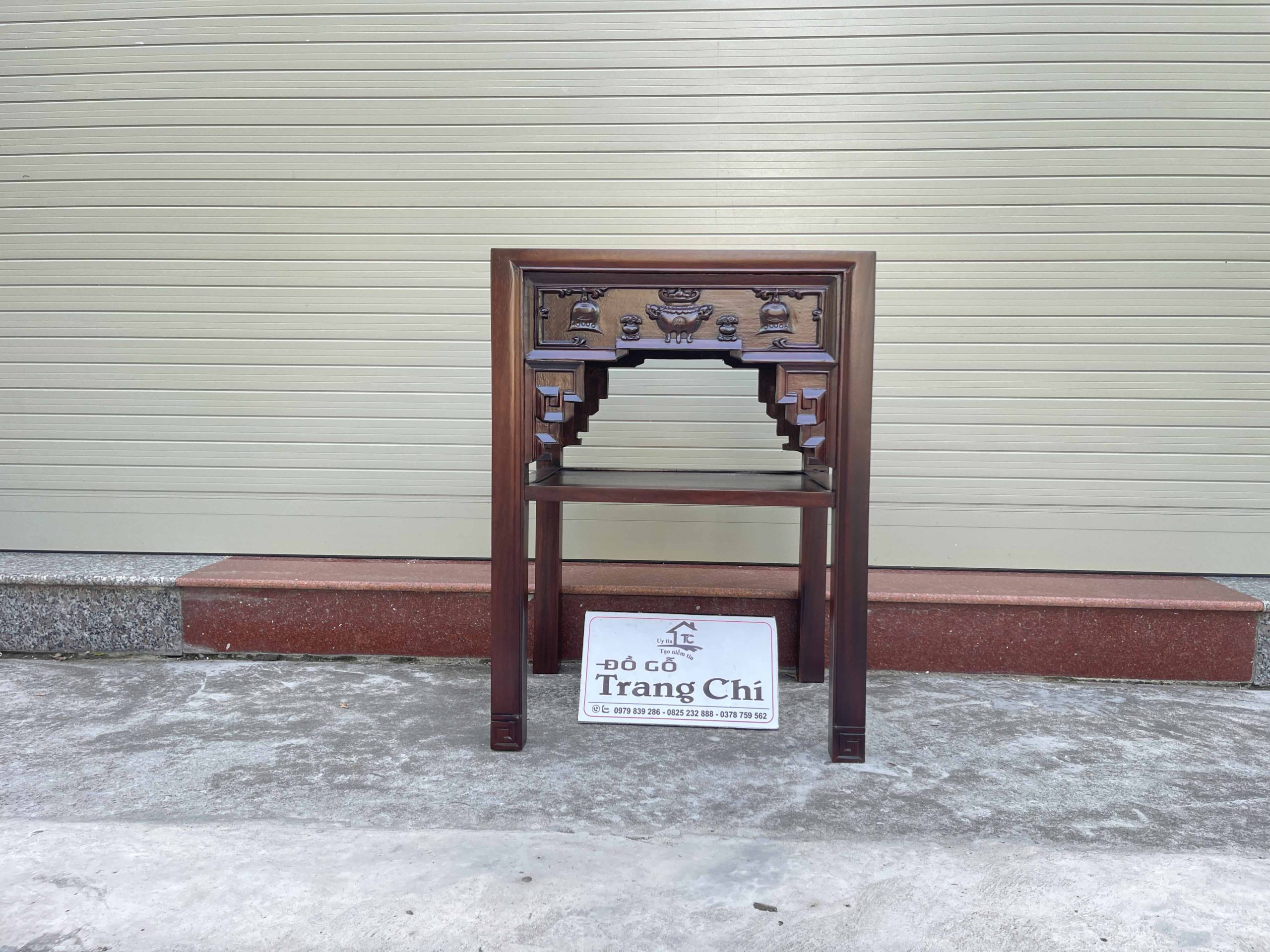 Mẫu Đôn Gỗ Gụ Chạm Cổ Đồ (4) Mẫu Đôn Gỗ Gụ Chạm Cổ Đồ