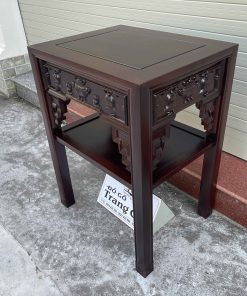 Mẫu Đôn Gỗ Gụ Chạm Cổ Đồ