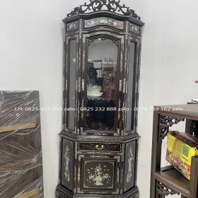 Mẫu Tủ Góc 60 Khảm Cẩn Ốc
