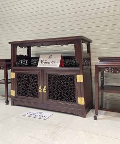 Bộ Bàn Chữ A Và Đôn Bày Đồ