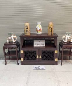 Bộ Bàn Chữ A Và Đôn Bày Đồ
