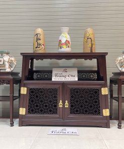 Bộ Bàn Chữ A Và Đôn Bày Đồ