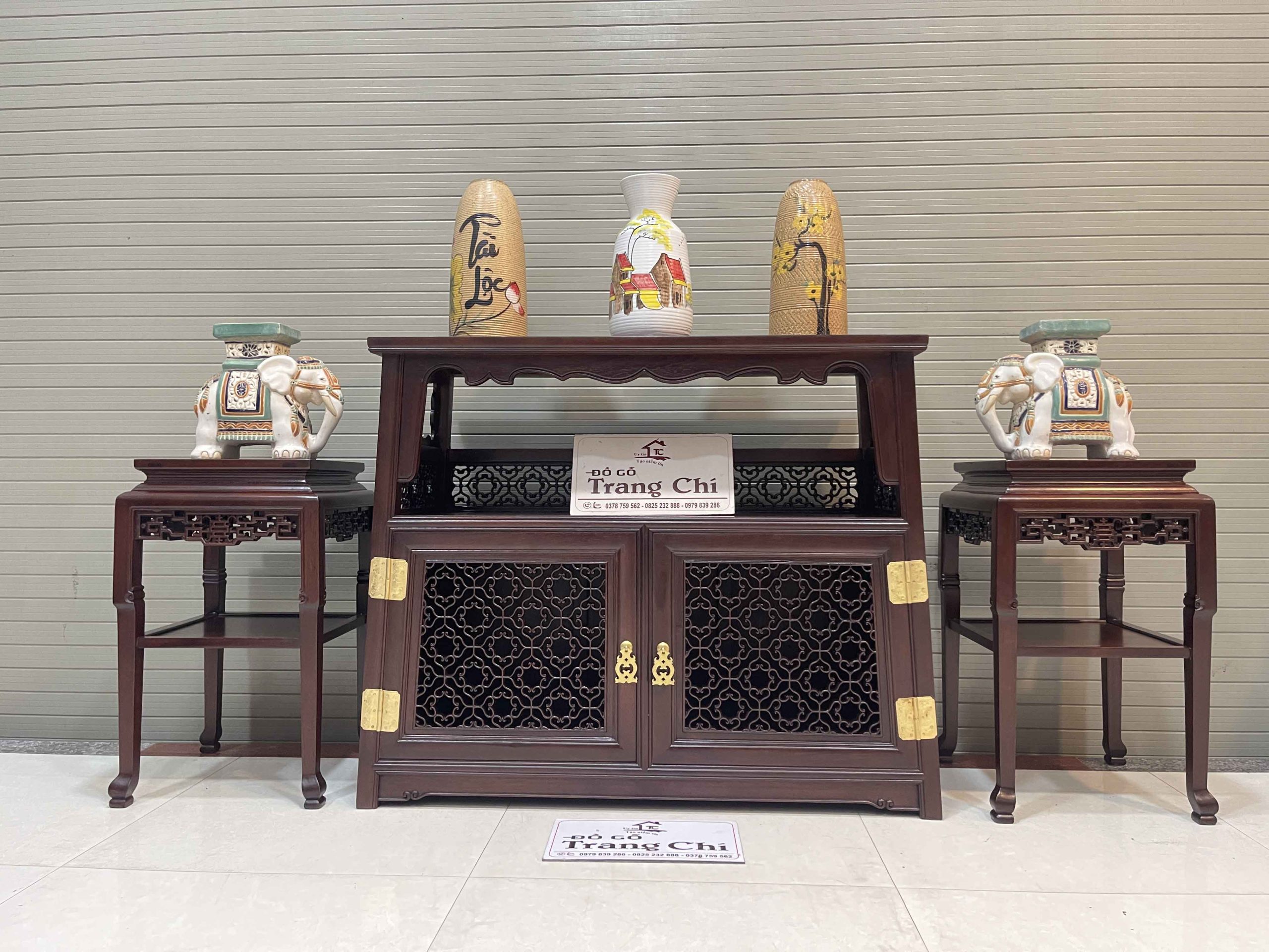 Bộ Bàn Chữ A Và Đôn Bày Đồ (7) Bộ Bàn Chữ A Và Đôn Bày Đồ