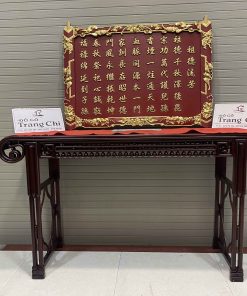 Bức Trâm Thư Gỗ Giả Cổ Ý Nghĩa