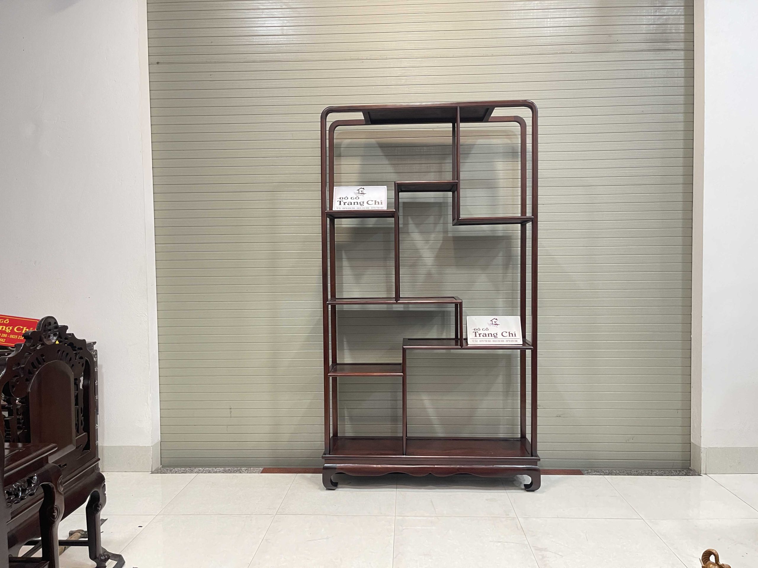 Mẫu Kệ Bày Đồ Gỗ Gụ 211 x 119 x 36 Cm