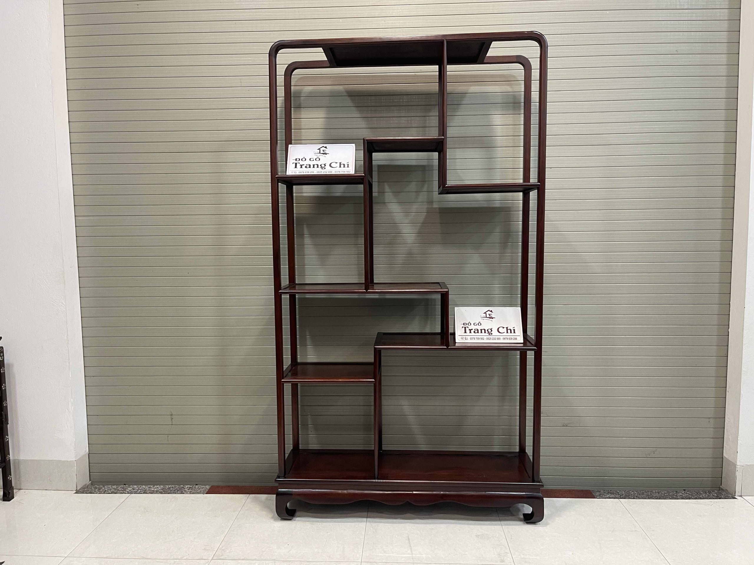 Mẫu Kệ Bày Đồ Gỗ Gụ 211 x 119 x 36 Cm (17) Mẫu Kệ Bày Đồ Gỗ Gụ 211 x 119 x 36 Cm