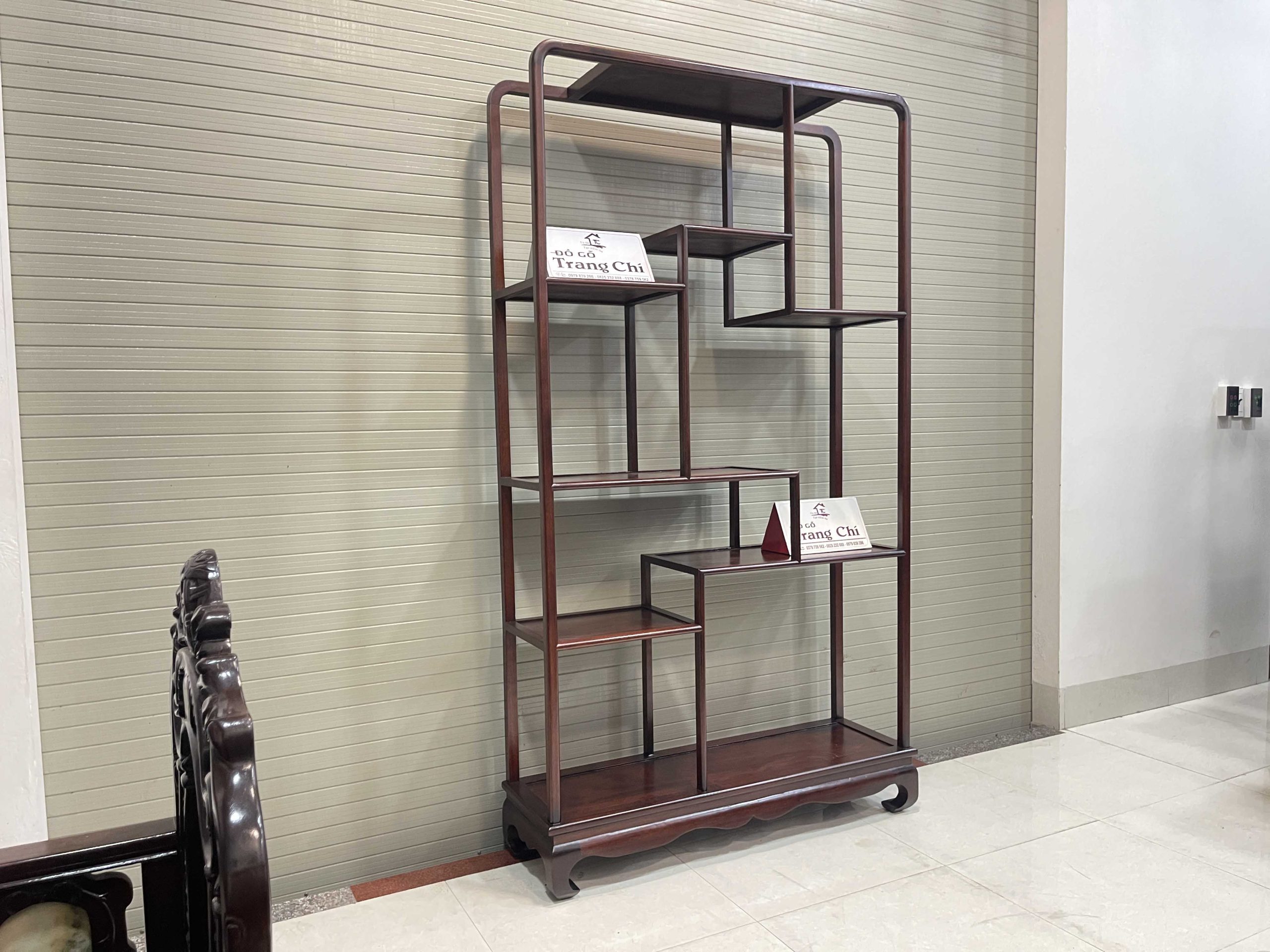 Mẫu Kệ Bày Đồ Gỗ Gụ 211 x 119 x 36 Cm