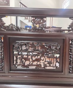 Trường Kỷ Song Tiện 1 Đoản 2 Ghế Đơn 1 Bàn 2 Đôn
