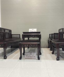 Trường Kỷ Song Tiện 1 Đoản 2 Ghế Đơn 1 Bàn 2 Đôn
