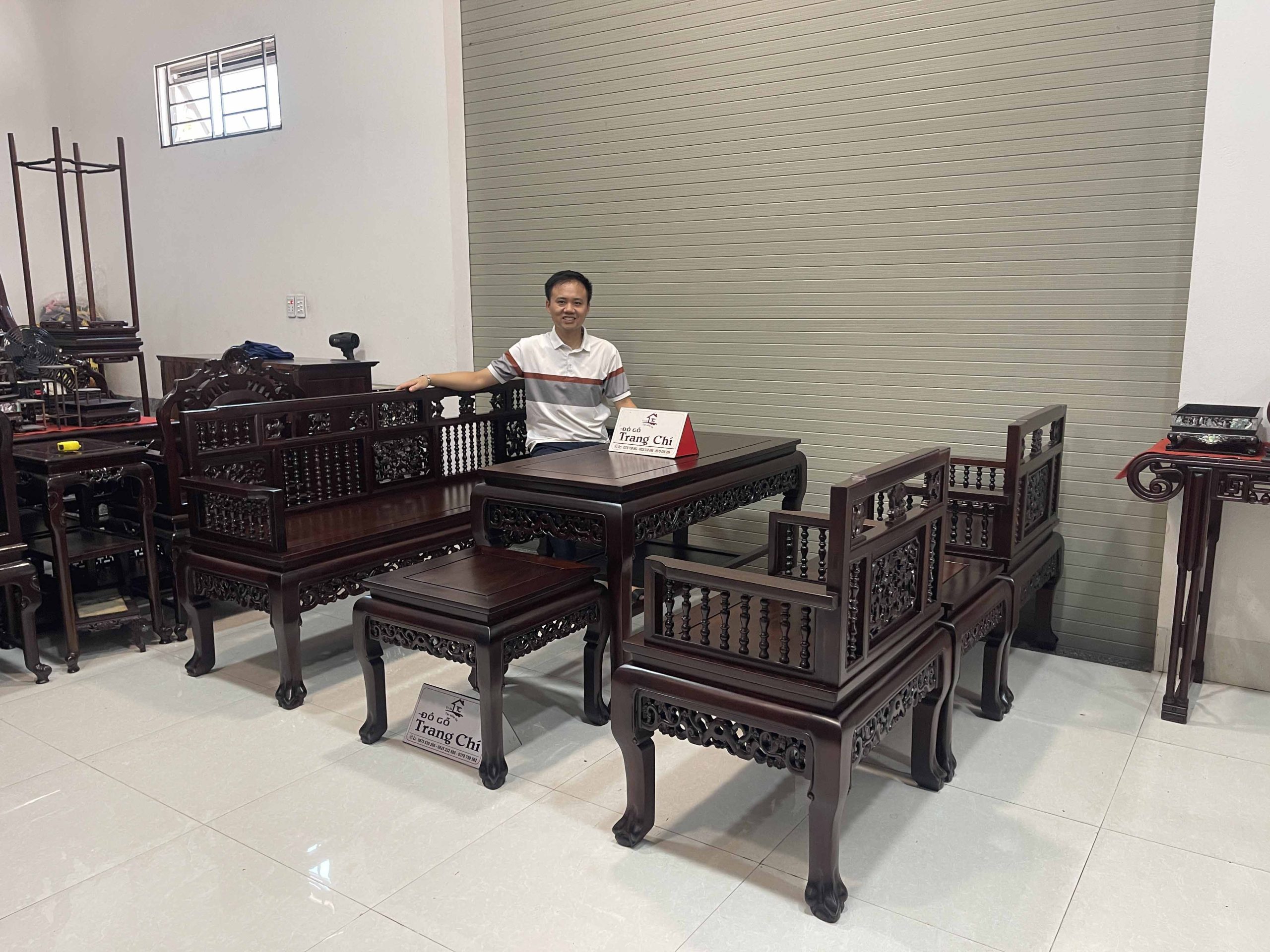 Trường Kỷ Song Tiện 1 Đoản 2 Ghế Đơn 1 Bàn 2 Đôn(25) Trường Kỷ Song Tiện 1 Đoản 2 Ghế Đơn 1 Bàn 2 Đôn