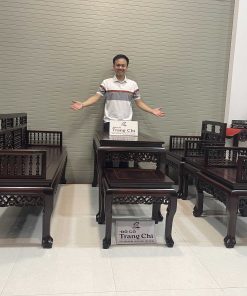 Trường Kỷ Song Tiện 1 Đoản 2 Ghế Đơn 1 Bàn 2 Đôn